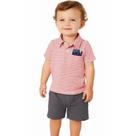 Conjunto Menino Camisa Polo e Shorts - Infantil / conforto bebê