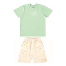 Conjunto menino camiseta bermuda ocean vibes ioluig!