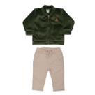 Conjunto Menino Casaco / Calça Sarja Thermo Verde - Sonho Mágico Tamanho:1Cor:Verde