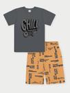 Conjunto Menino Chill Out Chumbo Abrange Conjunto Menino Chill Out Chumbo Abrange