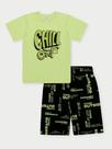 Conjunto Menino Chill Out Verde Flour Abrange Conjunto Menino Chill Out Verde Flour Abrange