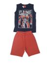 Conjunto menino com estampa robô kyly 100% algodão