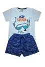 Conjunto Menino Deep Scuba Azul Claro Ser Menor Conjunto Menino Deep Scuba Azul Claro Ser Menor