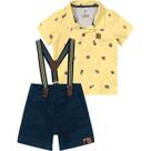 Conjunto Menino Infantil e Suspensório Carinhoso Ref. 89120 Conjunto Menino Infantil e Suspensório Carinhoso Ref. 89120