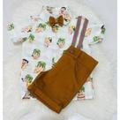 Conjunto Menino Infantil Luxo Temático Chaves Baby + Bermuda Conjunto Menino Infantil Luxo Temático Chaves Baby + Bermuda