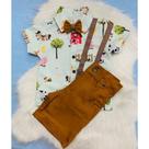 Conjunto Menino Infantil Luxo Temático Fazendinha +Bermuda Caramelo