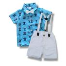 Conjunto Menino Infantil Luxo Temático Stitch + Bermuda Conjunto Menino Infantil Luxo Temático Stitch + Bermuda