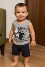 Conjunto Menino Infantil Verão Regata E Shorts Conjunto Menino Infantil Verão Regata E Shorts