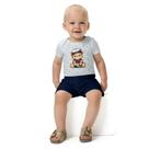 Conjunto Menino Kyly Body Em Cotton Mescla Com Estampa de Ur