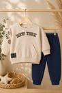Conjunto menino Livy New york blusa e calça moletom