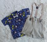 Conjunto Menino Luxo Temático Mickey (Forever) +Bermuda