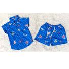 Conjunto Menino Mauricinho Temático Baby Shark RF02