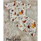 Conjunto Menino Mauricinho Temático O Rei Leão