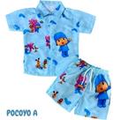 Conjunto Menino Mauricinho Temático Pocoyo Azul