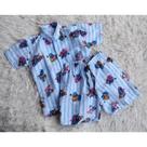 Conjunto Menino Mauricinho Temático Pocoyo Listrado