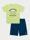 Conjunto Menino New Waves Verde Abrange