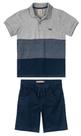 Conjunto Menino Polo Recorte Moulinê E Sarja Carinhoso 12