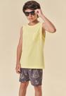 Conjunto Menino Regata Bermuda Estampada Johnny Fox