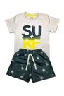 Conjunto Menino SURF Branco Ser Menor