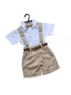 Conjunto Meninos Social Shorts Ravi Bege Modelo 2 Miss Cherry