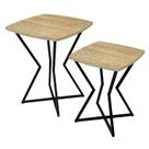 Conjunto Mesa Auxiliar Lateral Para Sala Quarto Austria