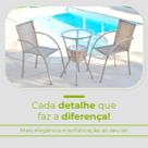 Conjunto Mesa Bar Com 2 Cadeiras Leves Areia Varanda Luxo Centro Jogo Resistente Area Externa Piscina Conjunto Mesa Bar Com 2 Cadeiras Leves Areia Varanda Luxo Centro Jogo Resistente Area Externa Piscina