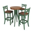 Conjunto Mesa Bistrô com 3 Banquetas Valência