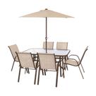 Conjunto Mesa, Cadeiras e Guarda-Sol Texas Mor Life