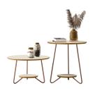 Conjunto Mesa Centro E Mesa De Apoio Para Sala de Estar - Várias Cores