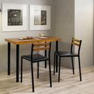 Conjunto Mesa com 2 Cadeiras Moscou material sintético Conjunto Mesa com 2 Cadeiras Moscou material sintético