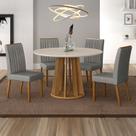 Conjunto Mesa com 4 Cadeiras Rose Mari