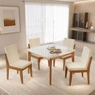 Conjunto Mesa Condessa 109x109 4 Cadeiras Lady Conjunto Mesa Condessa 109x109 4 Cadeiras Lady