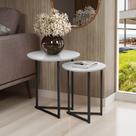 Conjunto Mesa De Apoio Canto Jade Sala Estar Pé de Aço Luxo Conjunto Mesa De Apoio Canto Jade Sala Estar Pé de Aço Luxo