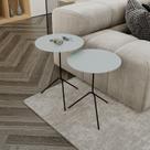 Conjunto Mesa de Canto Pugly 55x40x40cm