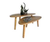 Conjunto Mesa de Centro Orgânica Wood Paris Conjunto Mesa de Centro Orgânica Wood Paris
