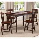 Conjunto Mesa de Jantar 125cm com 4 Cadeiras Multimóveis CR50083