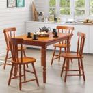 Conjunto Mesa de Jantar 125cm com 4 Cadeiras Multimóveis CR50083