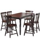 Conjunto Mesa De Jantar 160cm Com 6 Cadeiras Multimóveis Cr50085 Castanho Castanho Conjunto Mesa De Jantar 160cm Com 6 Cadeiras Multimóveis Cr50085 Castanho Castanho