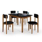 Conjunto Mesa de Jantar Elisa com 4 Cadeiras 120 X 0,80