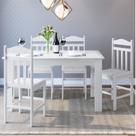 Conjunto Mesa de Jantar Mesa 4 Cadeiras Estofadas Moderno Amadeirado Conjunto Mesa de Jantar Mesa 4 Cadeiras Estofadas Moderno Amadeirado