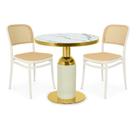Conjunto Mesa De Jantar Redonda Imperial C/2 Cadeiras