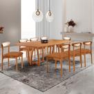 Conjunto Mesa de Jantar Tampo 240cm Barril Laminado Ello e 8 Cadeiras Mônaco Premium