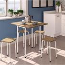 Conjunto Mesa Dobrável 4 Lugares Asti
