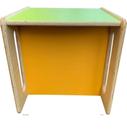 Conjunto Mesa E Cadeira Cubo Montessoriano Infantil Cm1515cu