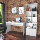 Conjunto Mesa e Livreiro Home Office B30 Linha B's Emovell