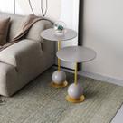 Conjunto Mesa Lateral de Canto Milão 65x40x40cm