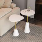 Conjunto Mesa Lateral de Canto Napoli Metal 65cm X 40cm X 40cm