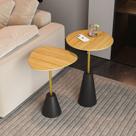 Conjunto Mesa Lateral de Canto Napoli Metal 65cm X 40cm X 40cm