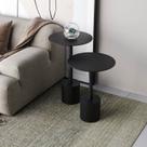 Conjunto Mesa Lateral de Canto Parma 65cm X 40cm X 40 Cm