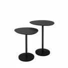 Conjunto Mesa Lateral em MDF com Pé de Aço - Conjunto com 2 Mesas
